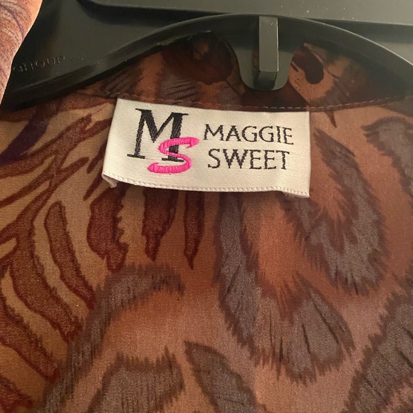 90s Vintage Maggie Sweet Safari Button Up - Picture 2 of 5
